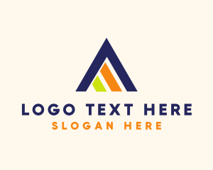 Initial - Modern Statistic A logo design