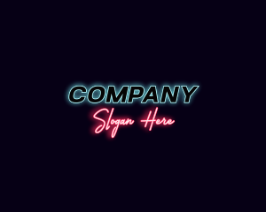Signage - Neon Entertainment Disco logo design