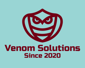 Venom - Red Owl Cobra logo design