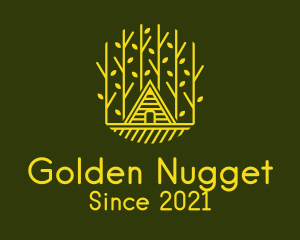 Golden Tree House  logo design