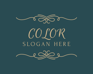 Coordinator - Elegant Border Wordmark logo design