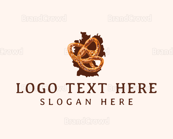 Pretzel Bread Germany Logo