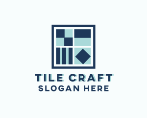 Tile Pattern Floor logo design