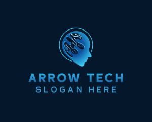 Artificial Intelligence Tech logo design