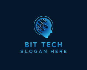 Artificial Intelligence Tech logo design