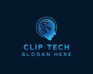 Artificial Intelligence Tech logo design