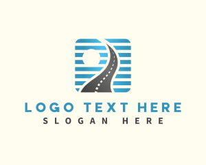 Carriageway - Road Way Path logo design