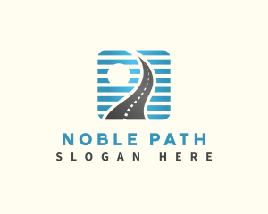 Road Way Path logo design