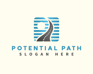 Road Way Path logo design