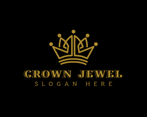 Pageantry - Elegant Royal Crown logo design