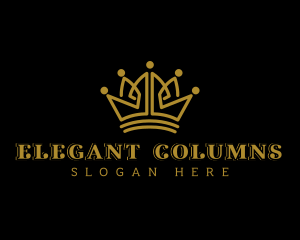 Elegant Royal Crown logo design