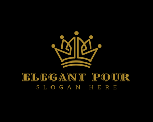 Elegant Royal Crown logo design