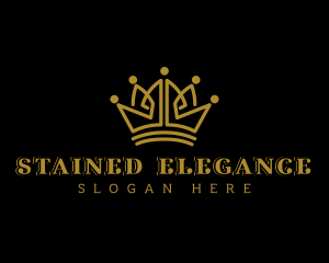 Elegant Royal Crown logo design