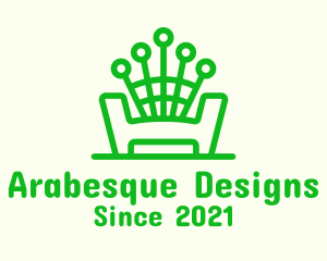 Green Chair Bench logo design