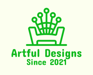 Green Chair Bench logo design