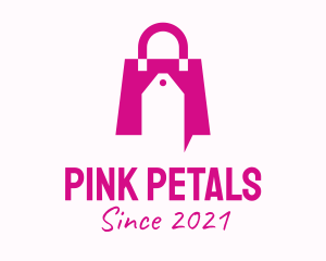 Pink Discount Handbag logo design