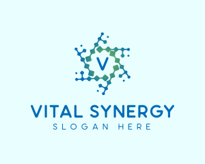 Synergy - Science Star Network logo design