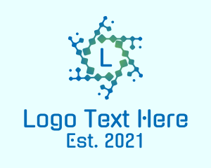 Dynamic - Science Star Letter logo design