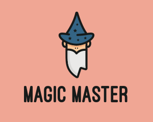 Wizard - Old Wizard Head logo design