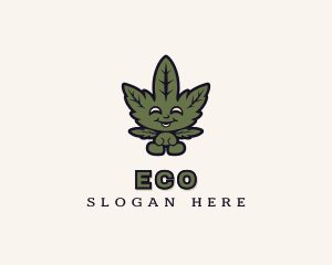 Organic Cannabis Weed  Logo