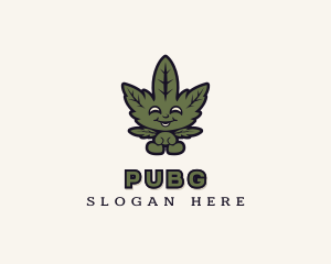 Organic Cannabis Weed  Logo