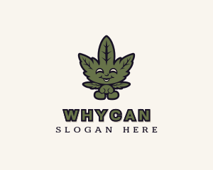 Organic Cannabis Weed  Logo