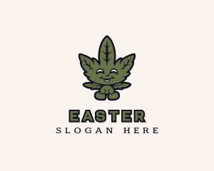 Cbd - Organic Cannabis Weed logo design