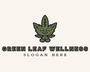 Cbd - Organic Cannabis Weed logo design