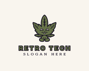 Organic Cannabis Weed  logo design