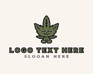 Organic Cannabis Weed  Logo