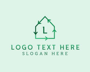 Renovation - Recycle Construction Property logo design