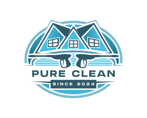 Sanitize - Pressure Wash Sanitation logo design