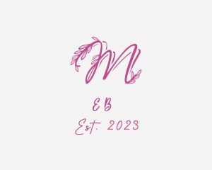 Garden - Floral Boutique Letter M logo design