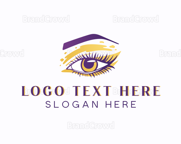 Beautician Eyelash Extension Logo