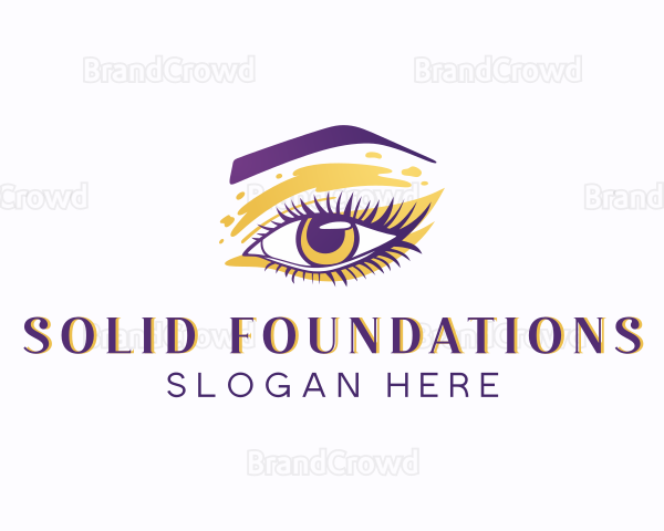 Beautician Eyelash Extension Logo