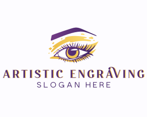 Beautician Eyelash Extension logo design