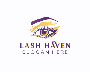 Beautician Eyelash Extension logo design