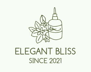 Relax - Green Flower Oil logo design