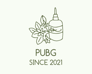 Liquid - Green Flower Oil logo design