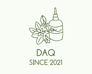 Relax - Green Flower Oil logo design