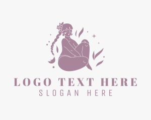 Waxing - Sexy Woman Stylist logo design