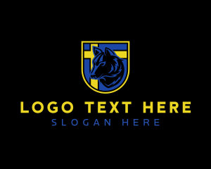 Wolf - Sweden Wild Wolf logo design