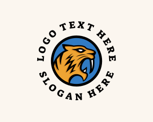 Safari - Saber Tooth Tiger logo design