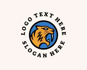 Drawing - Saber Tooth Tiger logo design
