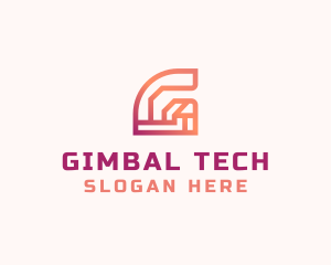 Modern Innovation Tech Letter G logo design