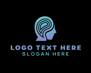 Mental - Mental Health Psychology logo design