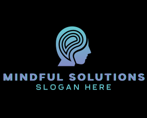 Mental - Mental Health Psychology logo design