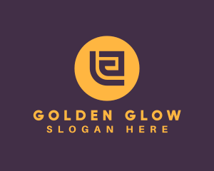 Golden - Golden Elegant Letter E logo design