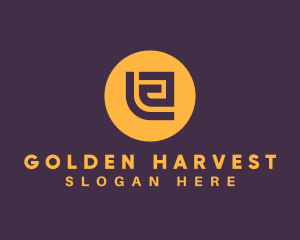 Golden - Golden Elegant Letter E logo design