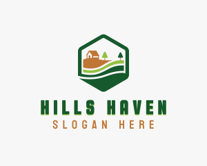 Lawn Yard Gardening Logo